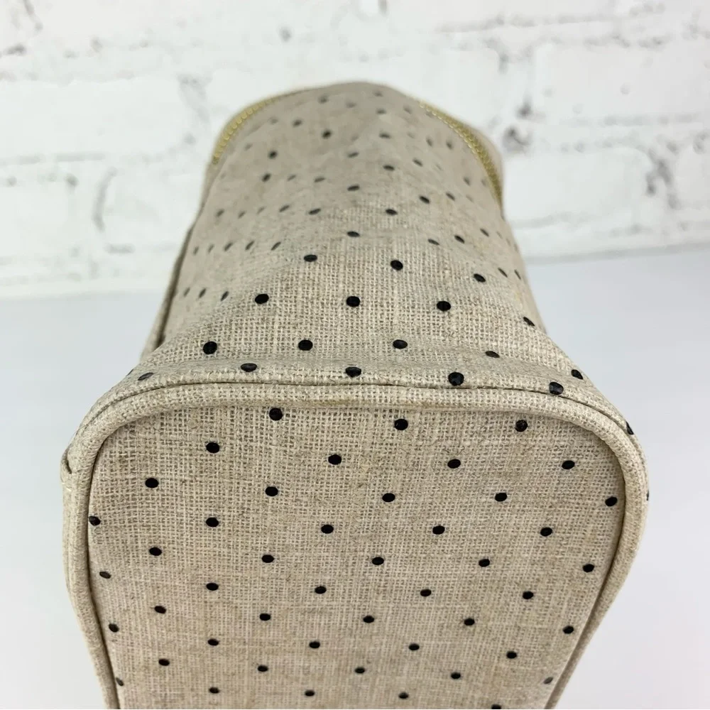 Kate Spade Polka Cot Beige Out To Lunch Lunchbox